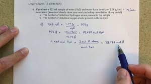This chemistry video tutorial explains the conversion process of grams to atoms which is useful in solving common stoichiometry practice problems. Calculating The Number Of Atoms In A Sample Youtube