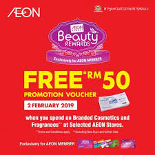 Please go and check it out now. Aeon Thank You Day Promotion 1 February 2019 4 February 2019
