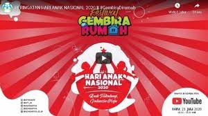 Untuk melihat detail lagu hari anak nasional klik salah satu judul yang cocok, kemudian untuk link. Link Live Streaming Peringatan Hari Anak Nasional 2020 Tonton Pukul 09 00