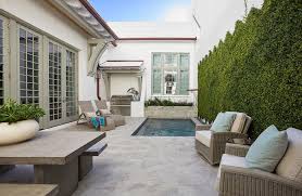 If you have a small pool in a small yard, or a small pool in a big yard, or a big pool in a small yard.please share your pics here! Small Outdoor Kitchen Next To Pool Cottage Pool