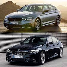 G30 5 Series Vs F10 5 Series Photo Comparison Bmw Bmw 5 Series Bmw Wheels