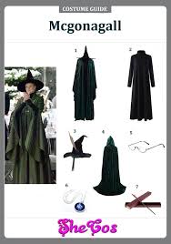 Complete Guide To Professor Mcgonagall Costume | SheCos Blog