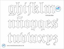 Moldes De Letras Gotica Mayusculas Y Minusculas Del Abecedario Portal de conocimiento sobre las letras del abecedario, en este sitio encontrarás descripciones, imágenes y ejemplos de letras. material educativo