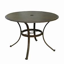 Panama Jack Island Breeze Slatted Aluminum 42 In Round Patio Dining Table With Umbre Www Hayneedl Round Patio Table Teak Patio Table Patio Table Umbrella