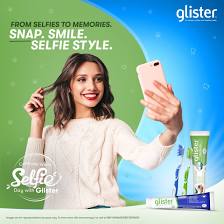 Glister toothpaste with herbal small toothpaste