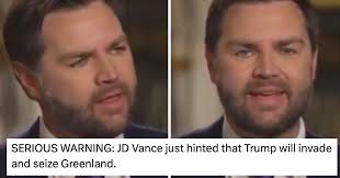 JD Vance said Denmark was 'not a good ally' and no 'screaming Europeans'  would stop the US taking Greenland