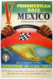 Via Ivpda Member Vintageautopost Stories Carrera Panamericana The Wild And Woolly All Out Road Race From One Event Poster Vintage Posters Powered Bicycle