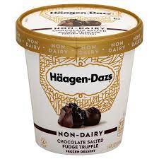 300 calories per 1 bar. Haagen Dazs Non Dairy Chocolate Salted Fudge Truffle Frozen Dessert Shop Ice Cream At H E B