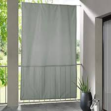 Garten balkon sichtschutz jetzt bei hornbach kaufen. Amazon De Clothink Seitlicher Balkonsichtschutz Wasserdicht Sonnenschutz Windschutz Sichtschutz Balkon Terrasse Grau L 230 X B 140 Cm