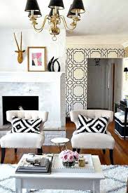 The Chicest Wallpaper Inspiration From Pinterest Living Room Decor Ikea Eclectic Home Black And White Living Room Decor
