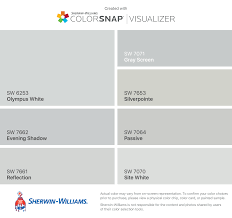 Check spelling or type a new query. I Found These Colors With Colorsnap Visualizer For Iphone By Sherwin Williams Olympus Whit Agreeable Gray Sherwin Williams Paint Colors Sherwin William Paint