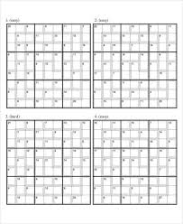 It became really popular in japan in the 1980s and in the uk since late 2004. Printable Sudoku Puzzle 7 Free Pdf Documents Download Free Premium Templates