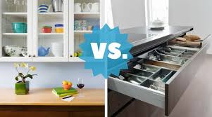 Kitchen cabinet drawer hardware would include the following: Kitchen Drawers Vs Cupboard Cabinets What S Best Home Stratosphere