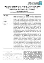 Depresi atau stres yang mereka rasakan adalah hal yang. Pdf Perbedaan Kecenderungan Depresi Postpartum Dpm Pada Persalinan Seksio Sesaria Dan Persalinan Spontan Di Rsud Nene Mallomo Kabupaten Sidrap