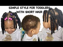 Wave brush, bobby pins, scarf. Can T Braid Or Twist Try This Super Easy Protective Hairstyle For Toddlers With Short Hair Litetube