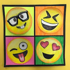 4th Grade Pop Art Emojis Pop Art For Kids Art Lessons Elementary Elementary Art Projects