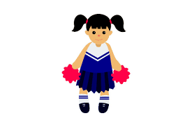 Download Toy Doll In Cheerleader Uniform Svg Cut File By Creative Fabrica Crafts Creative Fabrica PSD Mockup Templates