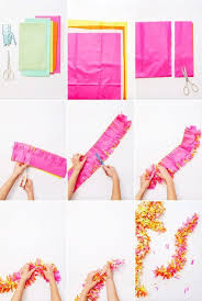 Easy Diy Part Decor Ideas For Garland Made Of Tissue Paper Diy Party Garland Tissue Paper Garlands Diy Party
