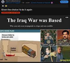 Just unsubbed from r/noncredibledefense for celebrating the war in Iraq :  r/JustUnsubbed