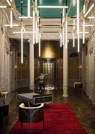 Palazzo Prive Fendi In Roma City Lighting Products Commercial Lighting Www Facebook Com Cit Hotel Lobby Design Contemporary Light Fixtures Hotel Interiors