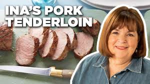 I browned the chops in a little oil before i place in a pan to finish baking in the oven. Ina Garten S Famous Herb Marinated Pork Tenderloins Barefoot Contessa Food Network Youtube
