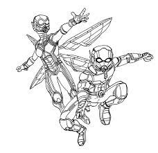 Kleurplaten van de film ant man. Coloring Pages For Kids Antman And Wasp Coloring Pages Name Correction
