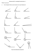 Winkel Messen Anleitung Winkel Messen Und Zeichnen Mathefritz