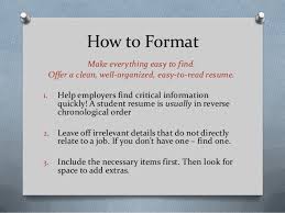 Your resume and cover letter are often the first contact you have with a prospective employer. Career Center Resume 101 Workshop