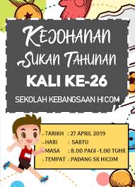 Sinopsis seronoknya ada hari sukan di sekolah. Sukan Tahunan Sk Hicom 2019 By Alya Flipsnack