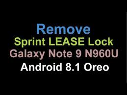 I am not sure if the phone is unlocked so i really need both scenarios. Remove Unlock Sprint Lease Password Galaxy Note 9 Sprint Sm N960u Usa Youtube