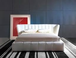Maybe you would like to learn more about one of these? White Leather Queen Sized Platform Bed With Wraparound Headboard Leather Bedroom Furniture Bedroom Furniture Online White Leather Bed