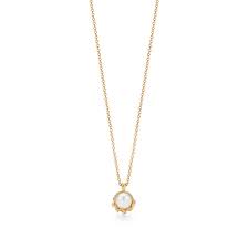 Paloma Picasso Olive Leaf Pendant In 18k Gold With A Freshwater Pearl Tiffany Co Leaf Pendant Olive Branch Jewelry Tiffany Gold