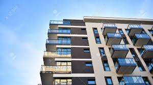 The contemporary interior box apartment is located in kaunas, lithuania, europe. Fragment Of Modern Luxury Residential Apartment Home House Building Stock Photo Picture And Royalty Free Image Image 165758719