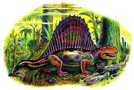 Dimetrodon as illustrated by William Stout in 1976!