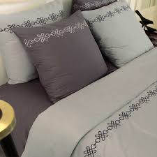 Linge De Lit Brode Capri La Compagnie Du Blanc