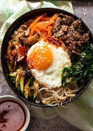Bibimbap Korean Rice Bowl Recipe Bibimbap Recipe Asian Recipes Food