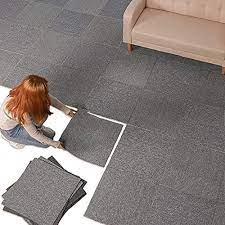This is a great and inexpensive way to cover unfinished floors, basements, garages and more. Nisorpa Heavy Duty Carpet Floor Tiles 20x20 Inch Light Grey 20pcs Commercial Carpet Tile 50x50cm Carpet Squares Bitumen Backed Buy Online At Best Price In Uae Amazon Ae