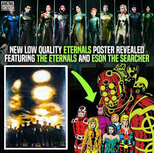 Marvel has released a series of character posters for eternals, which will be out in the real world as entertainment weekly covers. Comic Fanatic A New Poster For The Eternals Has Facebook