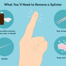 The needles stuck in your skin will rise and be removed with the glue. How To Safely Remove A Splinter