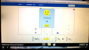 Level 1 Tutorial Phet Balancing Chemical Equations Youtube