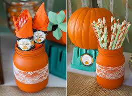 Fall baby shower decorations will often include pumpkins. Pumpkin Baby Shower Ideas Cheap Online Shopping