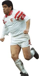 El sevillismo recuerda este martes uno de los momentos históricos del club, cuando el mejor jugador del mundo en ese momento y uno de los más grandes de la historia, diego armando maradona, debutaba con la camiseta de su equipo en un amistoso organizado para su presentación frente al. Diego Maradona Football Render 73866 Footyrenders