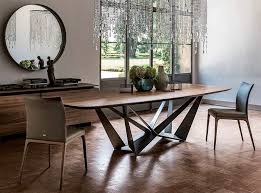 Skorpio Wood Oblong Dining Table By Cattelan Italia Rustic Dining Room Modern Dining Table Dining Table