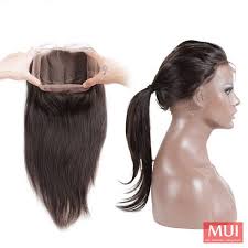Grade 8a 9a Peruvian 360 Closure 10 22 Inch Straight Weave Hairstyles Hair Extensions Hair