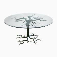 vintage brutalist wrought iron tree coffee table in 2021 tree coffee table wrought wrought iron