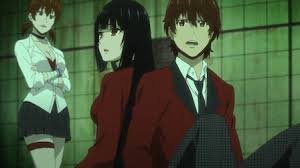 Kakegurui Netflix Official Site Mary's loss to yumeko reduces her to house pet status, while yumeko, who is indifferent to money and only gambles for the thrill of it, uses her money to pay off ryota's debt and free him from servitude.