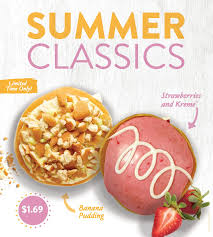 At krispy kreme, you've found just what you're looking for. Krispy Kreme Doughnuts Introduces Classic Flavors For Summer Strawberries Kreme And Banana Pudding