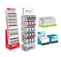 2022 New SD Customized Cardboard Retail Display Rack for Cell Phone  Accessories USB Cables Chargers (Model 3C Display)