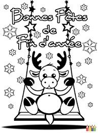 Cartes fêtes de fin d'année noël cartes de noël à imprimer gratuitement. Carte Coloriage Renne Envoyer Une Carte De Noel Enfant Des 0 99 Merci Facteur
