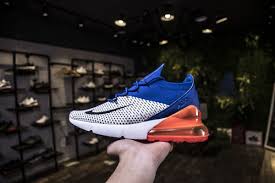 Nike Air Max 270 White Black And Blue Nike Air Max 270 Flyknit Ultramarine Ao1023 101 White Blue Red Shoes8 Nike Air Max 270 Flyknit White Black Racer Blue To Nike Air Max Nike Air Air Max Sneakers